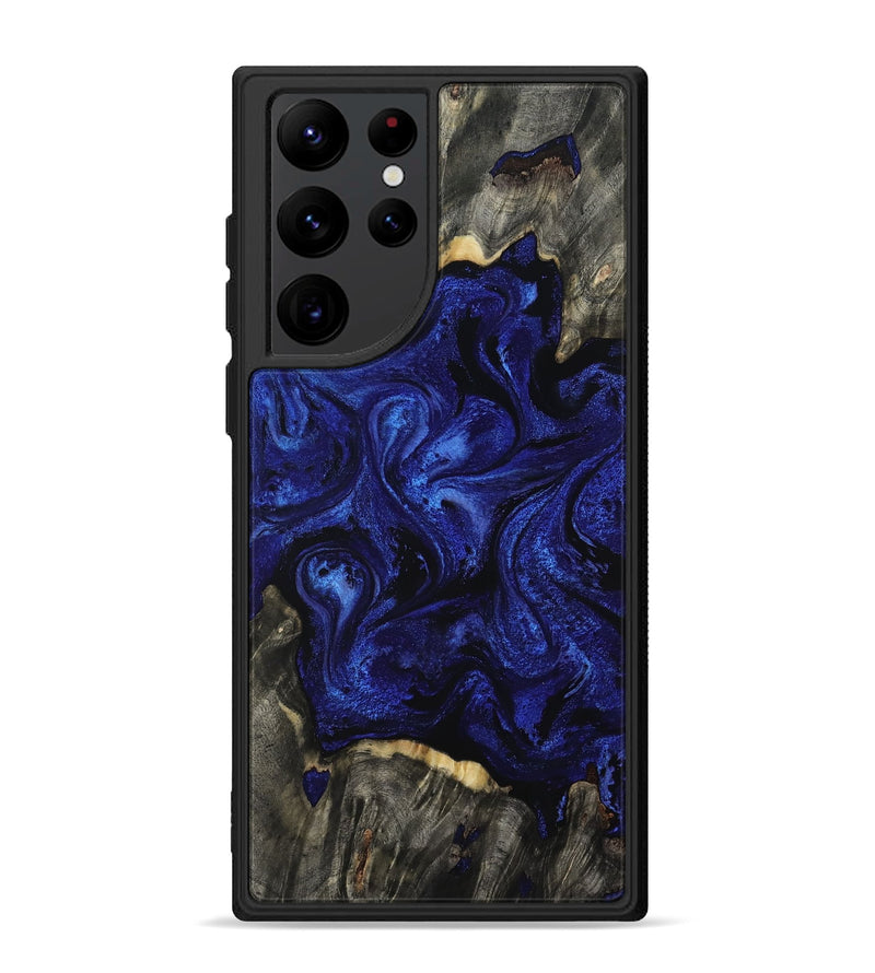 Galaxy S22 Ultra Wood Phone Case - Ernest (Blue, 809350)