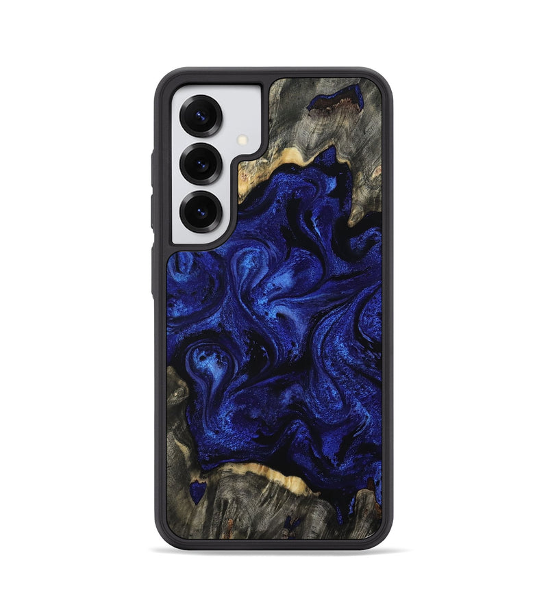 Galaxy S25 Wood Phone Case - Ernest (Blue, 809350)