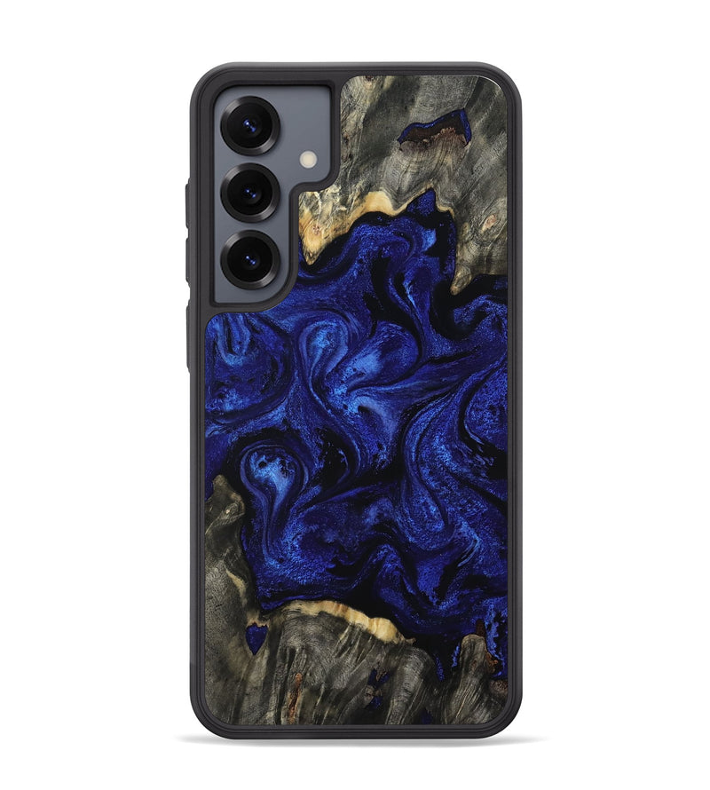 Galaxy S25 Plus Wood Phone Case - Ernest (Blue, 809350)