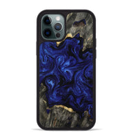 iPhone 12 Pro Max Wood Phone Case - Ernest (Blue, 809350)