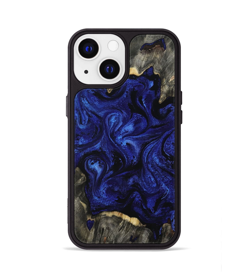 iPhone 13 Wood Phone Case - Ernest (Blue, 809350)