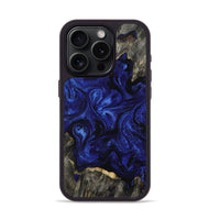 iPhone 15 Pro Wood Phone Case - Ernest (Blue, 809350)