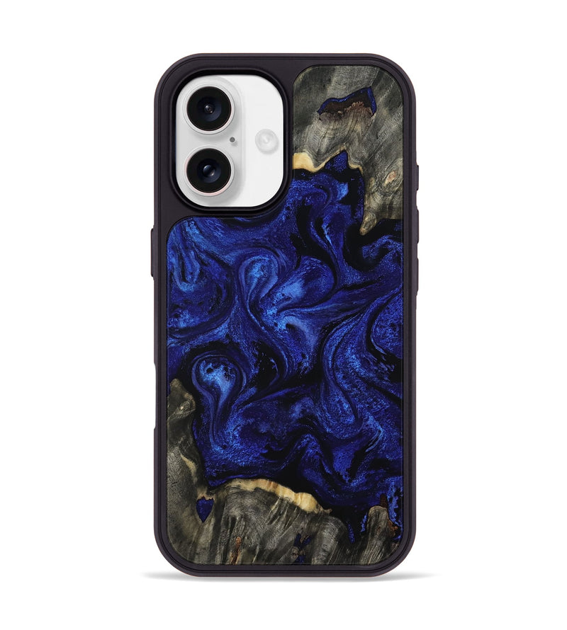 iPhone 17 Wood Phone Case - Ernest (Blue, 809350)
