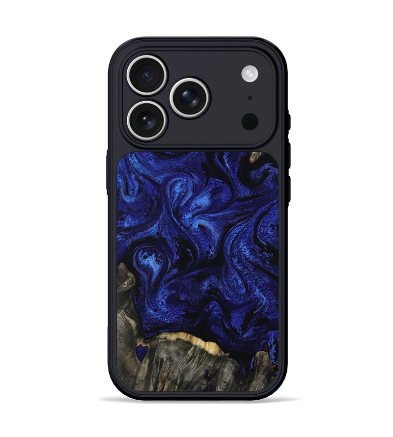 iPhone 17 Pro Wood Phone Case - Ernest (Blue, 809350)