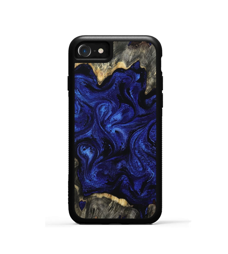 iPhone SE Wood Phone Case - Ernest (Blue, 809350)