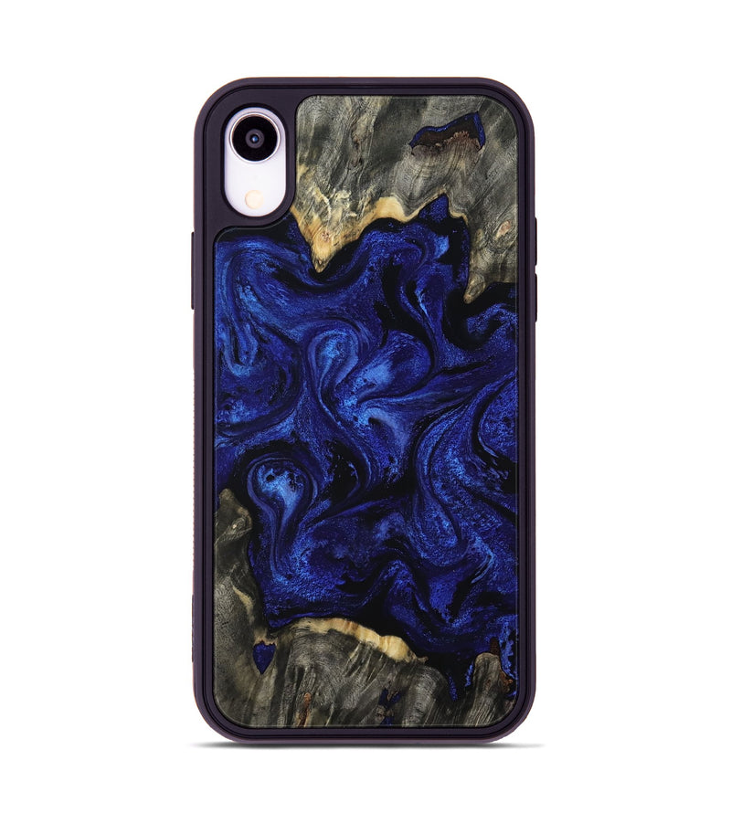 iPhone Xr Wood Phone Case - Ernest (Blue, 809350)