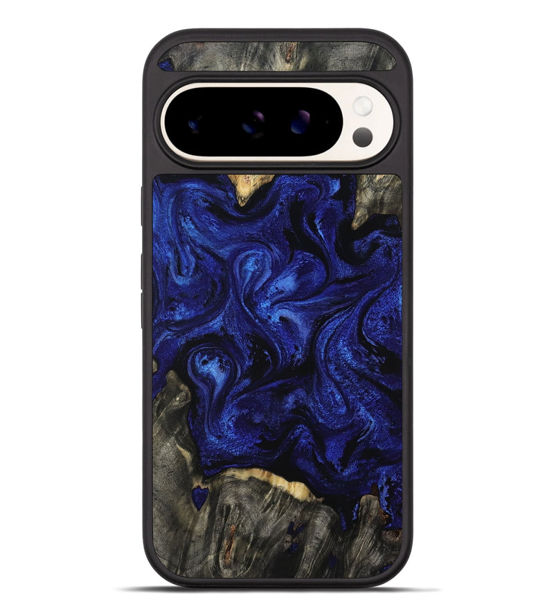 Pixel 10 Pro XL Wood Phone Case - Ernest (Blue, 809350)