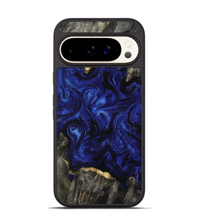 Pixel 9 Wood Phone Case - Ernest (Blue, 809350)