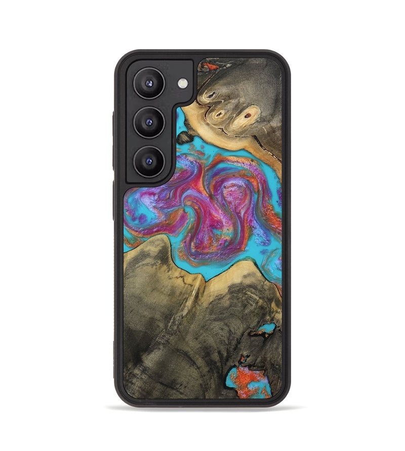 Galaxy S23 Wood Phone Case - Ettie (Blue, 809351)