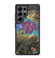 Galaxy S25 Ultra Wood Phone Case - Ettie (Blue, 809351)