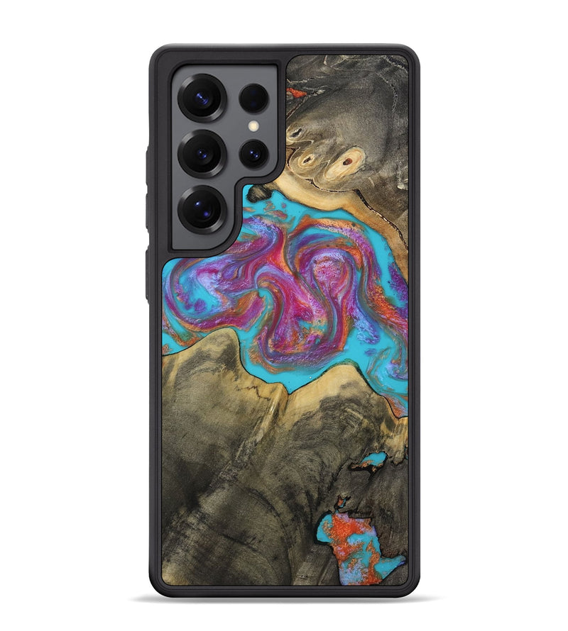 Galaxy S25 Ultra Wood Phone Case - Ettie (Blue, 809351)