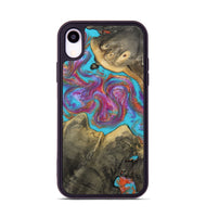 iPhone Xr Wood Phone Case - Ettie (Blue, 809351)