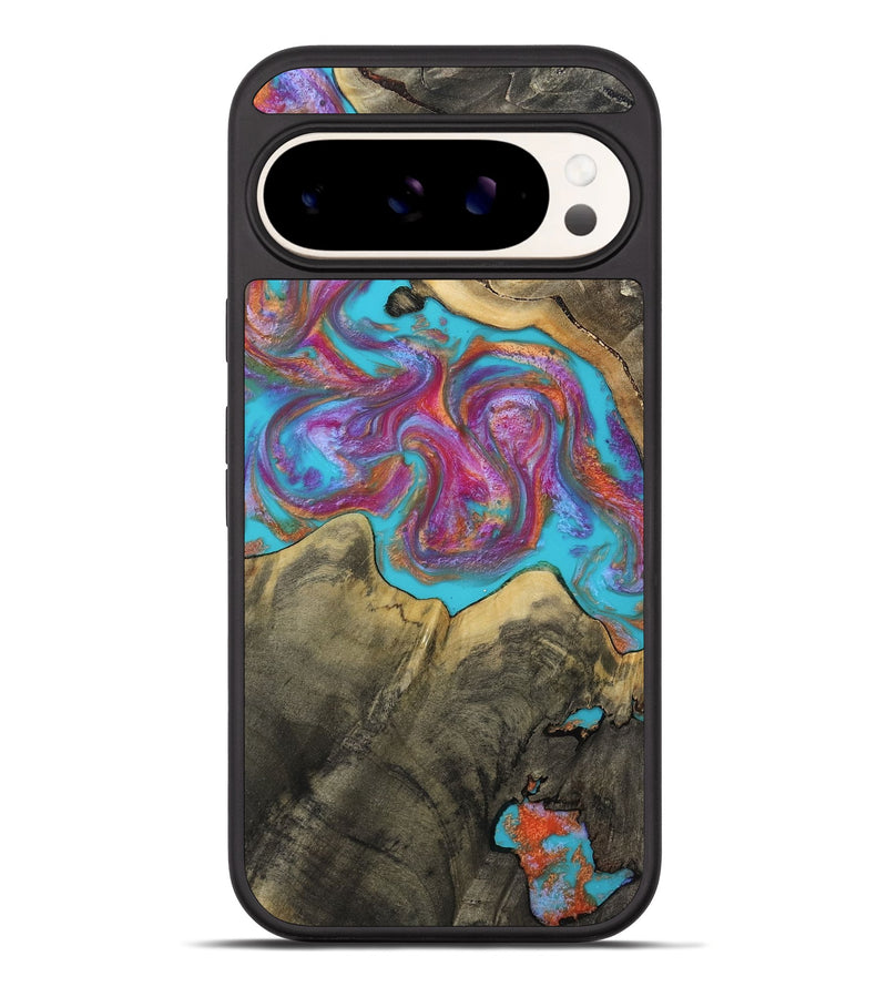 Pixel 10 Pro XL Wood Phone Case - Ettie (Blue, 809351)