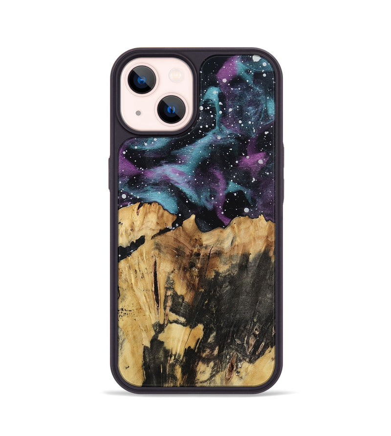 iPhone 14 Wood Phone Case - Gene (Cosmos, 809353)