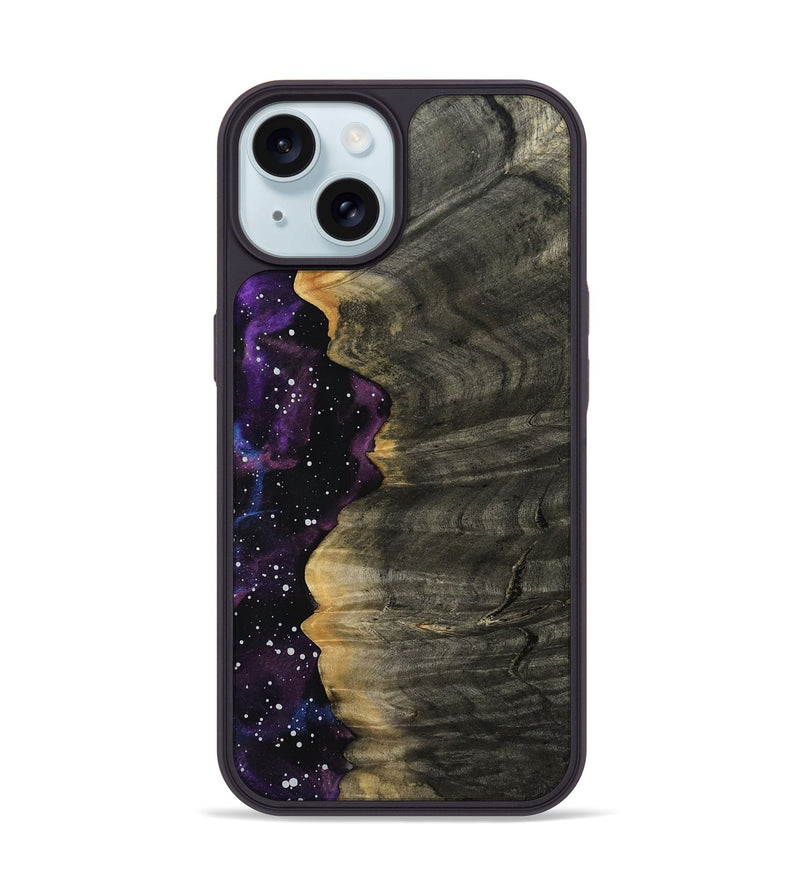 iPhone 15 Wood Phone Case - Jaslyn (Cosmos, 809397)