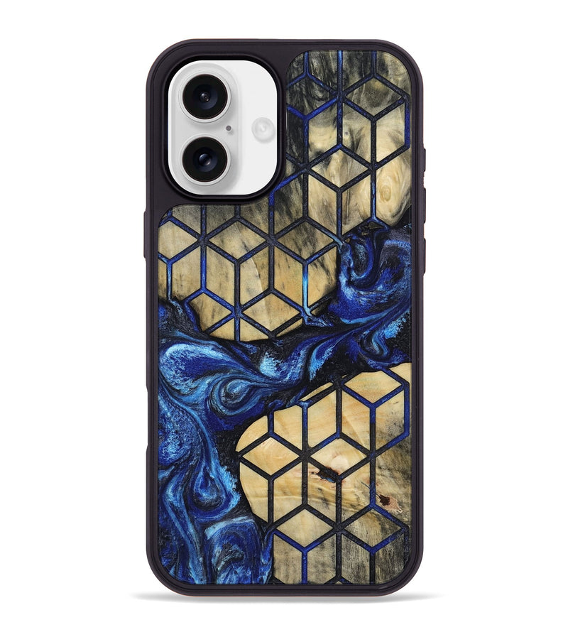 iPhone 16 Plus Wood Phone Case - Vergie (Pattern, 809402)