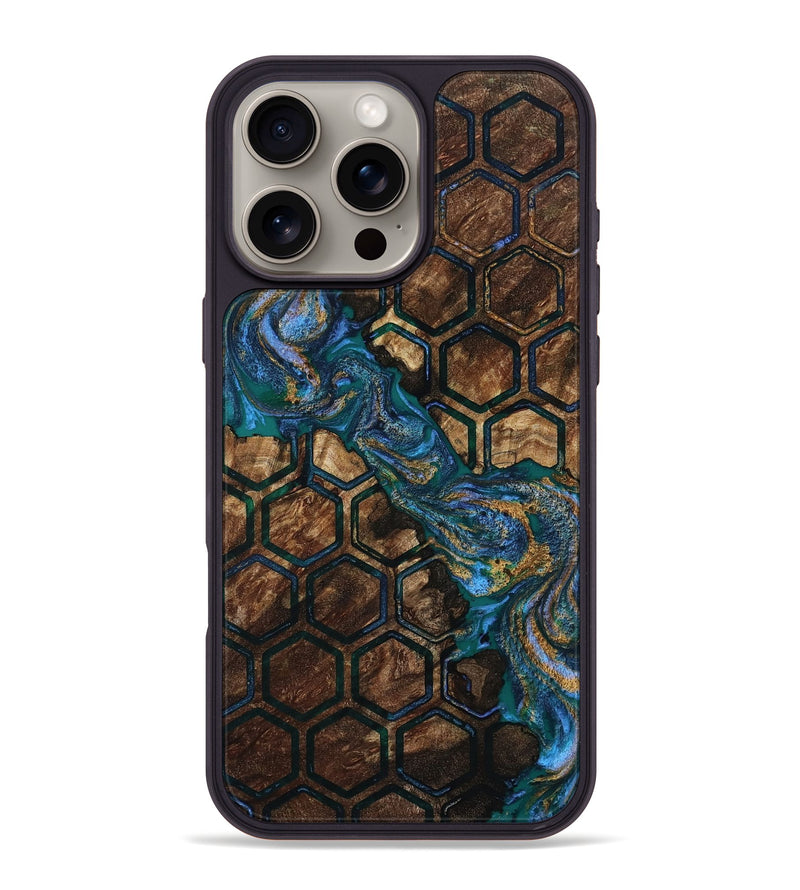 iPhone 16 Pro Max Wood Phone Case - Rosie (Pattern, 809403)