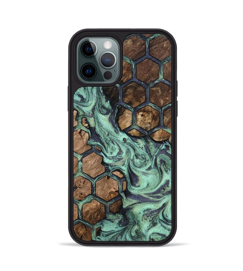 iPhone 12 Pro Wood Phone Case - Arsenio (Pattern, 809405)