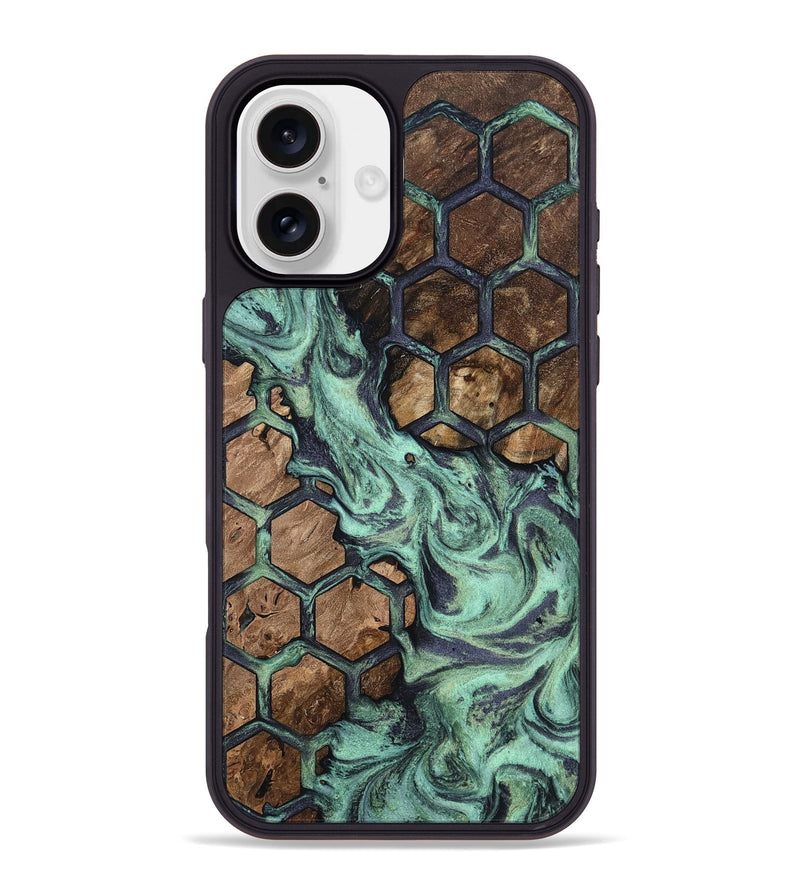 iPhone 16 Plus Wood Phone Case - Arsenio (Pattern, 809405)