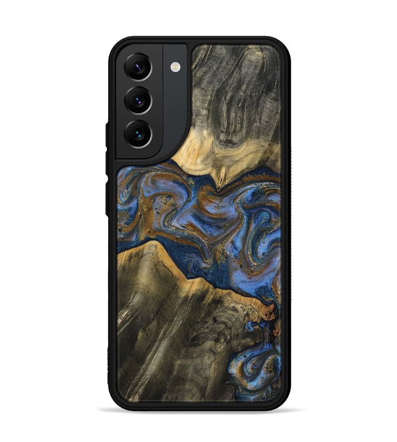 Galaxy S22 Plus Wood Phone Case - Lance (Teal & Gold, 809406)