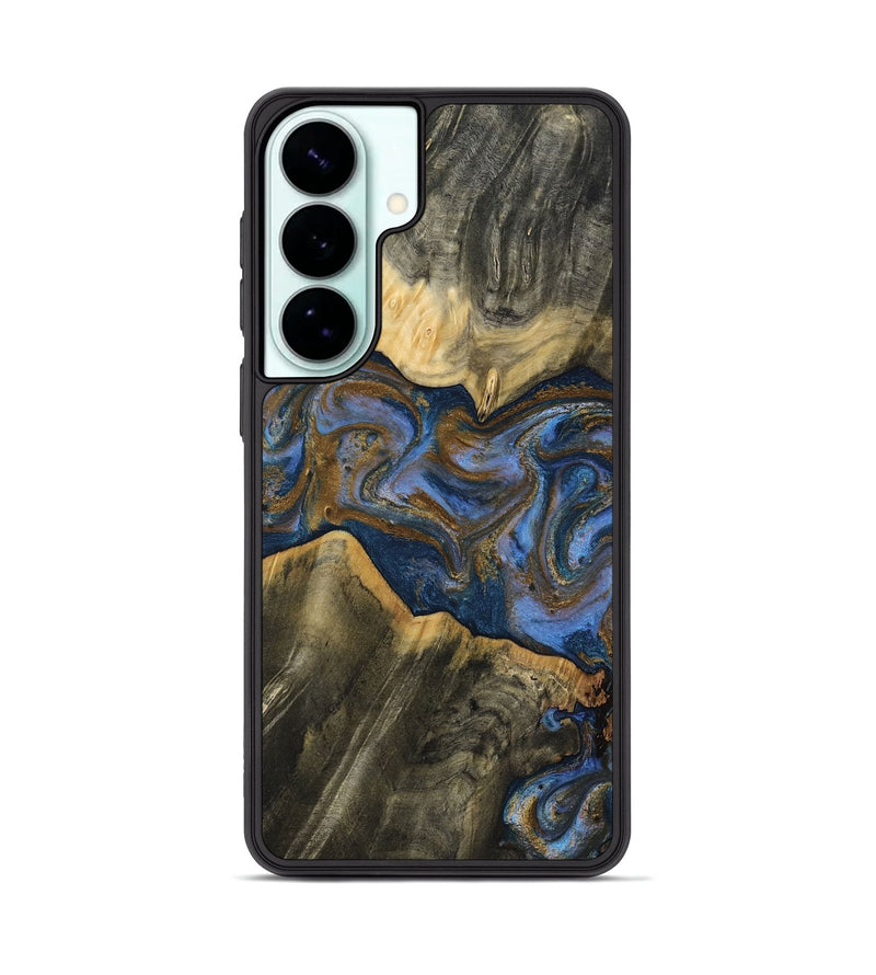 Galaxy S26 Plus Wood Phone Case - Lance (Teal & Gold, 809406)