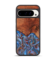 Pixel 9 Wood Phone Case - Jadiel (Teal & Gold, 809409)