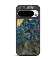 Pixel 10 Wood Phone Case - Alonzo (Teal & Gold, 809410)