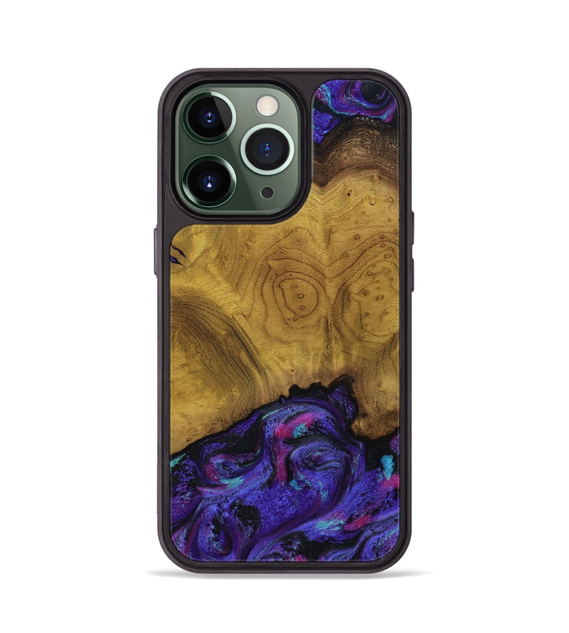 iPhone 13 Pro Wood Phone Case - Jamar (Purple, 809412)