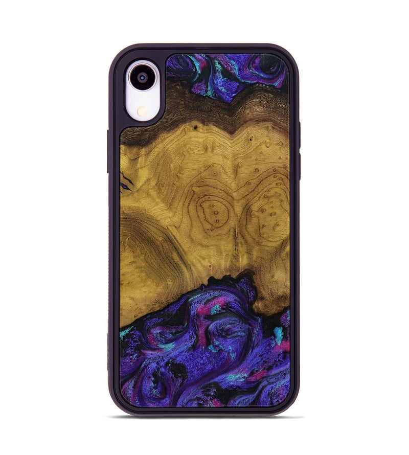 iPhone Xr Wood Phone Case - Jamar (Purple, 809412)