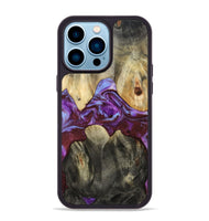 iPhone 14 Pro Max Wood Phone Case - Jailyn (Purple, 809413)