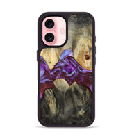 iPhone 16 Wood Phone Case - Jailyn (Purple, 809413)