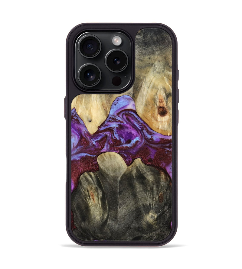 iPhone 16 Pro Wood Phone Case - Jailyn (Purple, 809413)