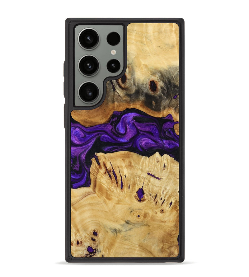 Galaxy S23 Ultra Wood Phone Case - Nella (Purple, 809414)