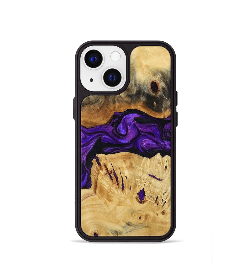 iPhone 13 mini Wood Phone Case - Nella (Purple, 809414)