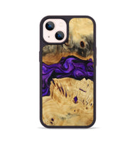 iPhone 14 Wood Phone Case - Nella (Purple, 809414)