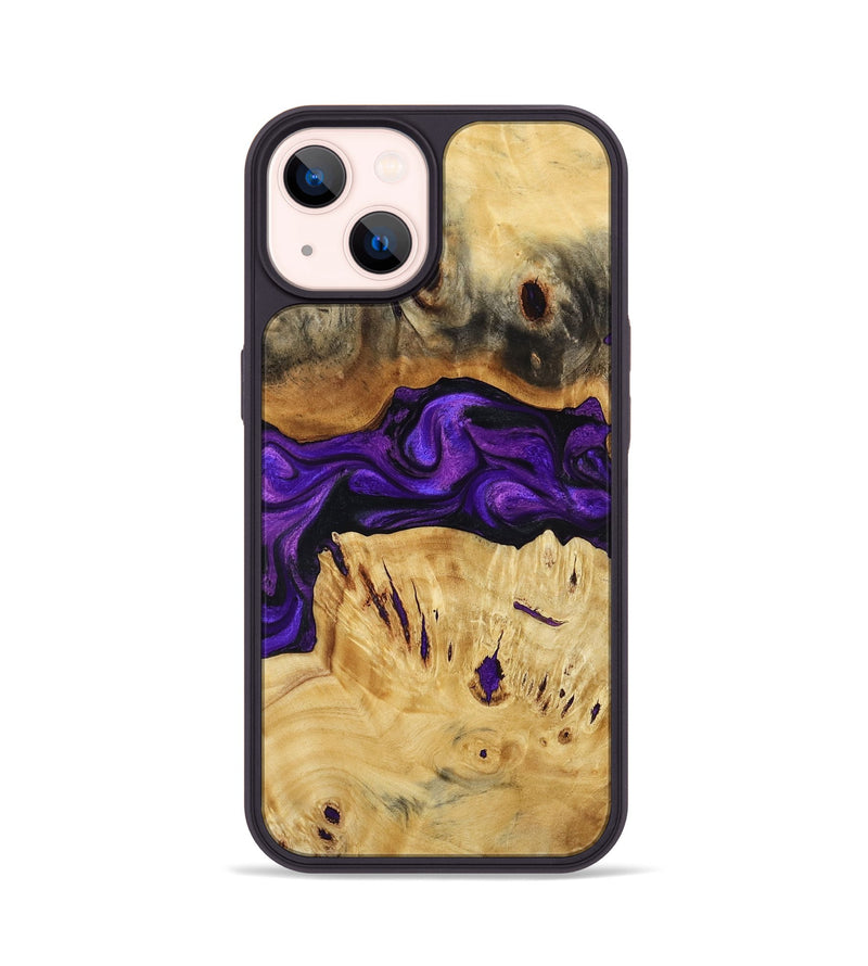 iPhone 14 Wood Phone Case - Nella (Purple, 809414)