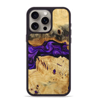 iPhone 15 Pro Max Wood Phone Case - Nella (Purple, 809414)