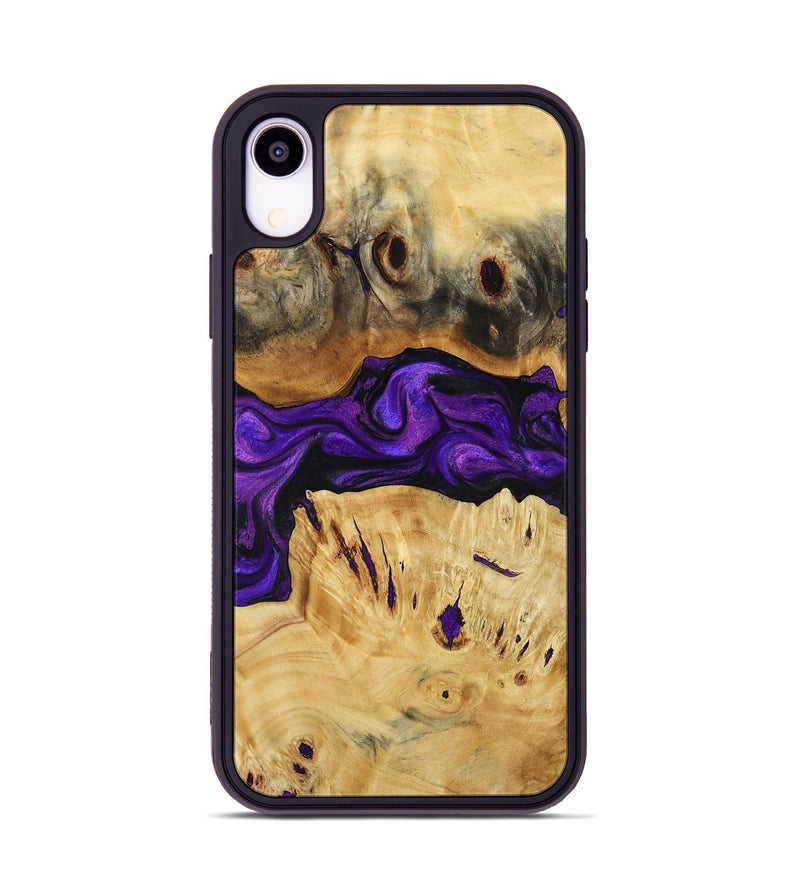 iPhone Xr Wood Phone Case - Nella (Purple, 809414)