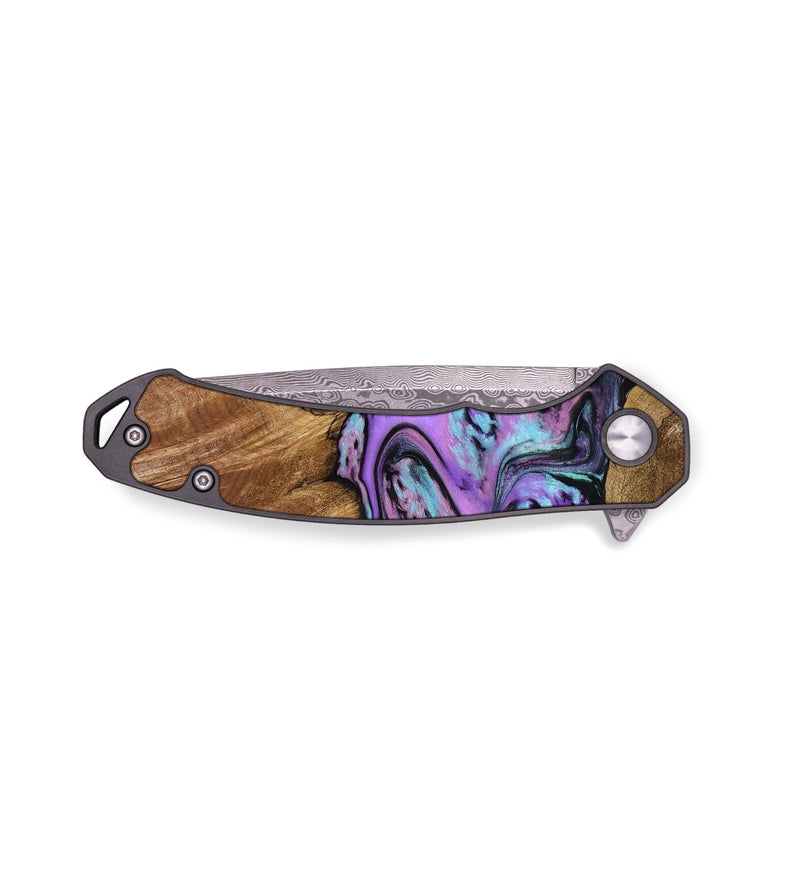 EDC Wood Pocket Knife - Laila (Purple, 809415)