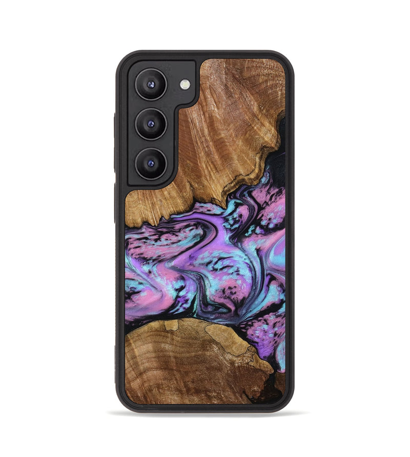 Galaxy S23 Wood Phone Case - Laila (Purple, 809415)