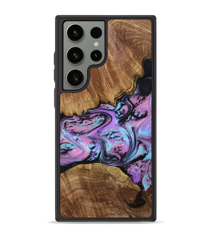 Galaxy S23 Ultra Wood Phone Case - Laila (Purple, 809415)