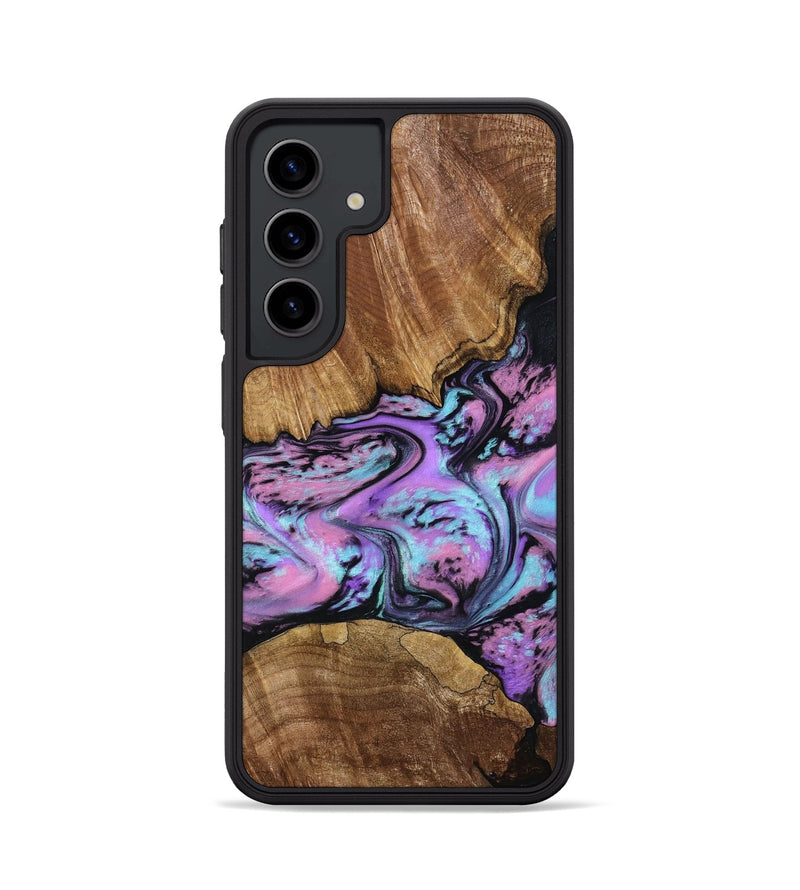 Galaxy S24 Wood Phone Case - Laila (Purple, 809415)