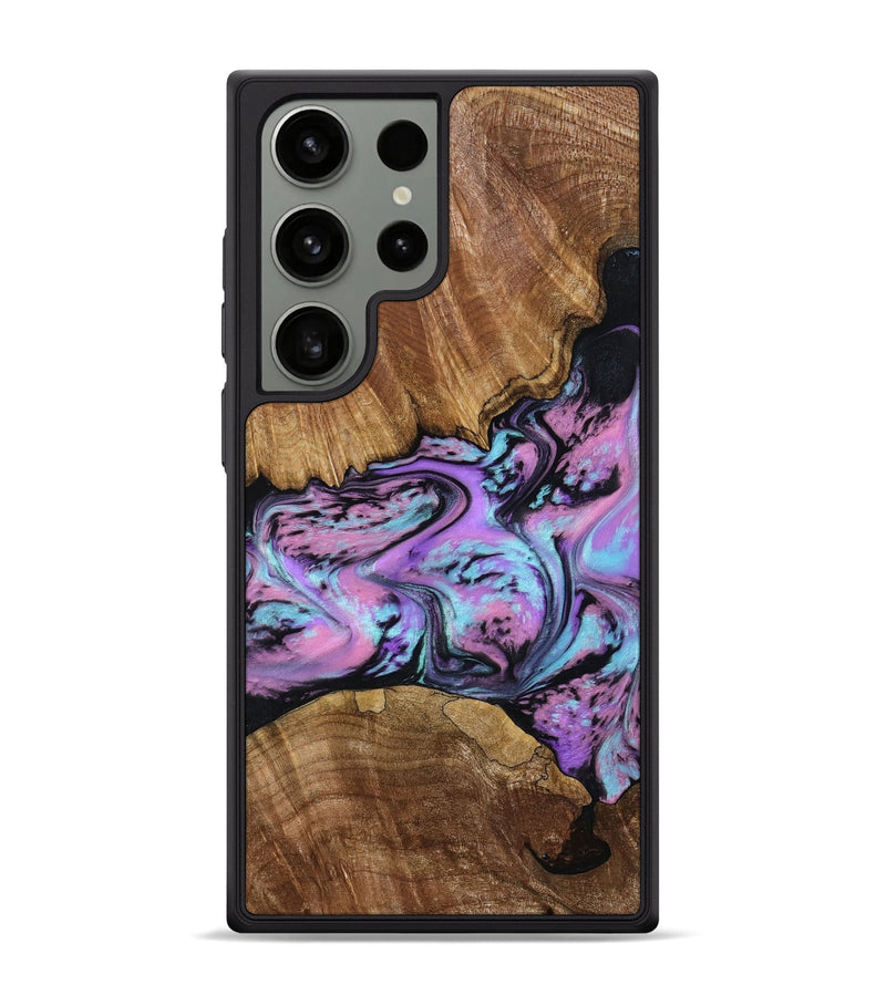 Galaxy S24 Ultra Wood Phone Case - Laila (Purple, 809415)