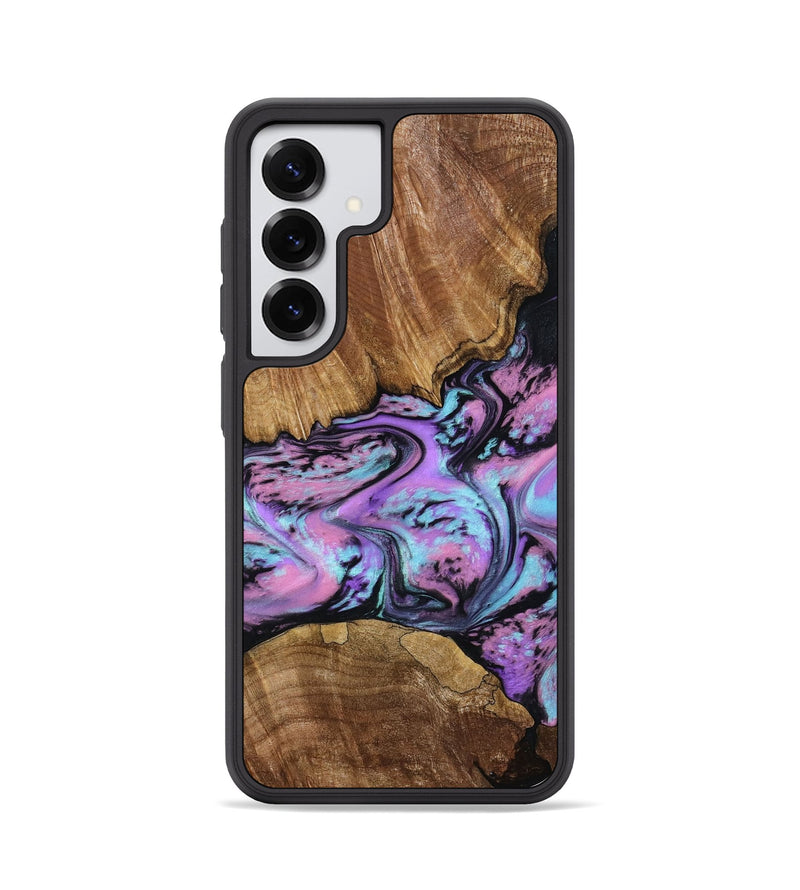 Galaxy S25 Wood Phone Case - Laila (Purple, 809415)