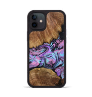 iPhone 12 Wood Phone Case - Laila (Purple, 809415)