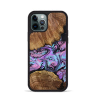 iPhone 12 Pro Wood Phone Case - Laila (Purple, 809415)