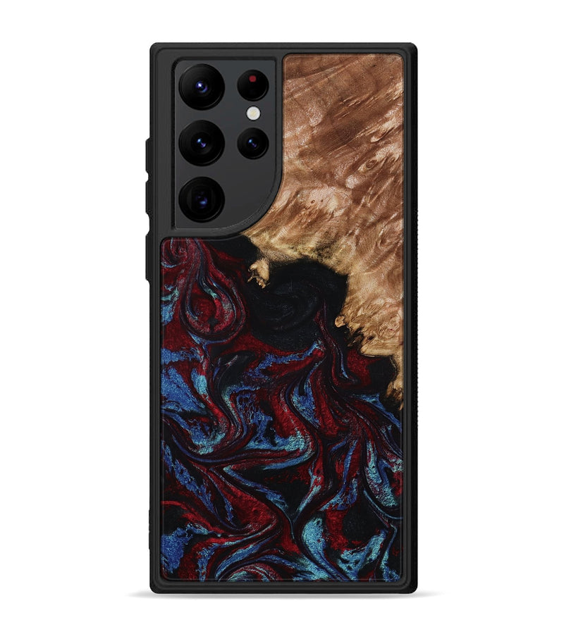 Galaxy S22 Ultra Wood Phone Case - Ainara (Red, 809416)