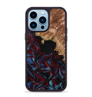 iPhone 14 Pro Max Wood Phone Case - Ainara (Red, 809416)