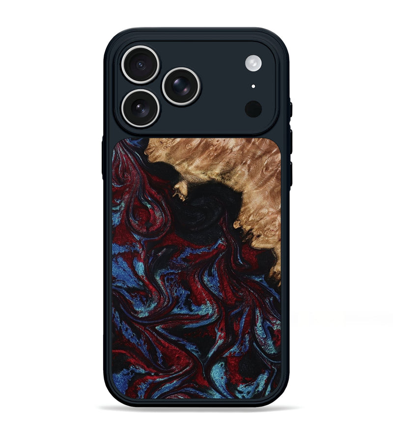 iPhone 17 Pro Max Wood Phone Case - Ainara (Red, 809416)