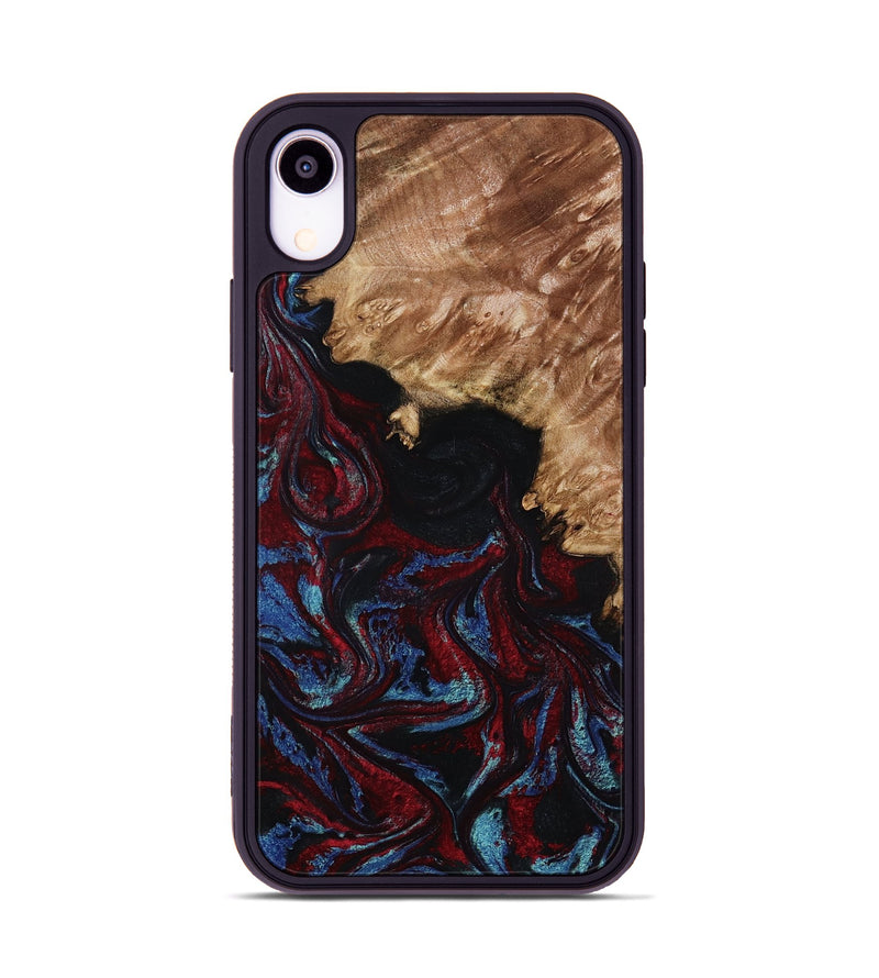 iPhone Xr Wood Phone Case - Ainara (Red, 809416)